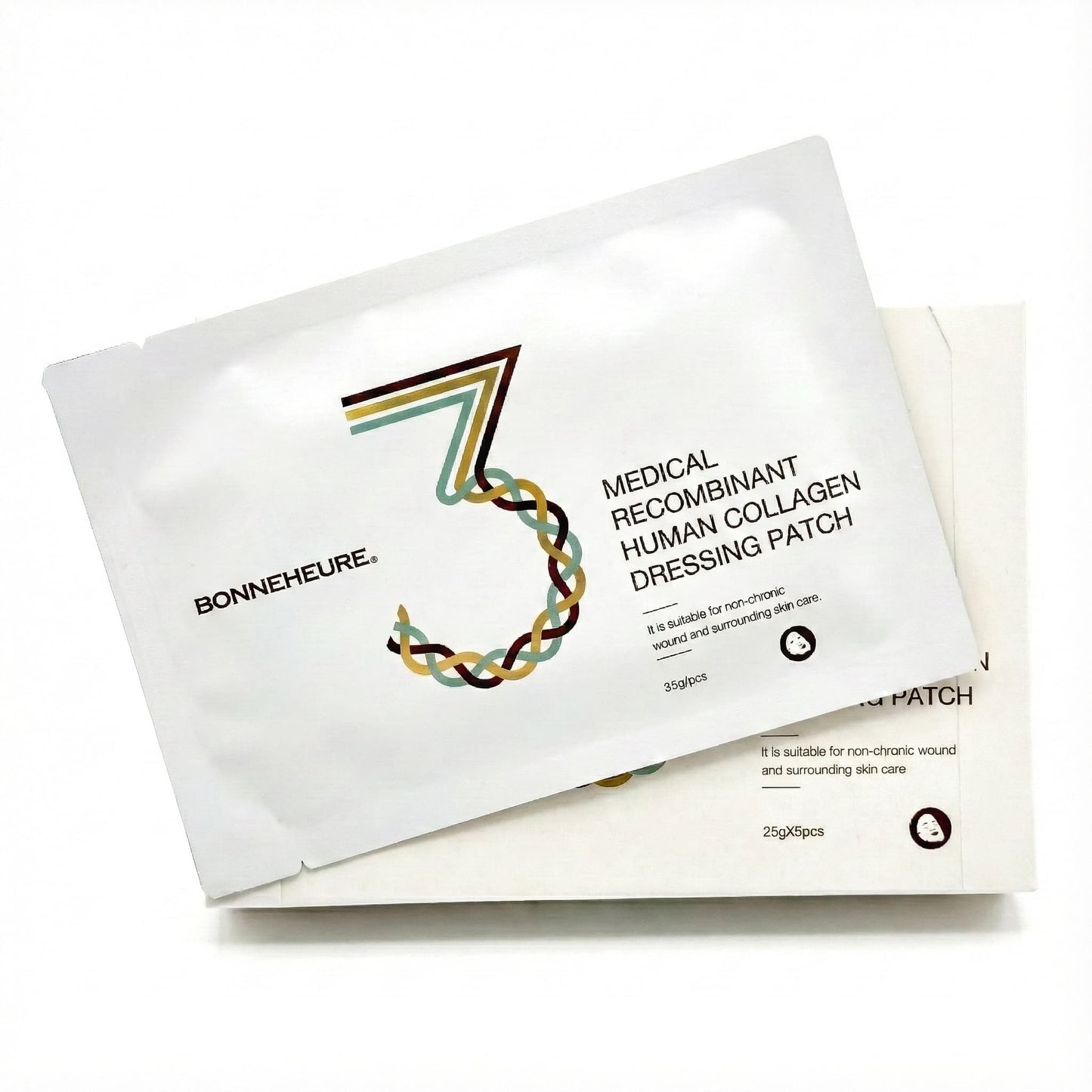 Medicininė rekombinantinio žmogaus kolageno kaukė