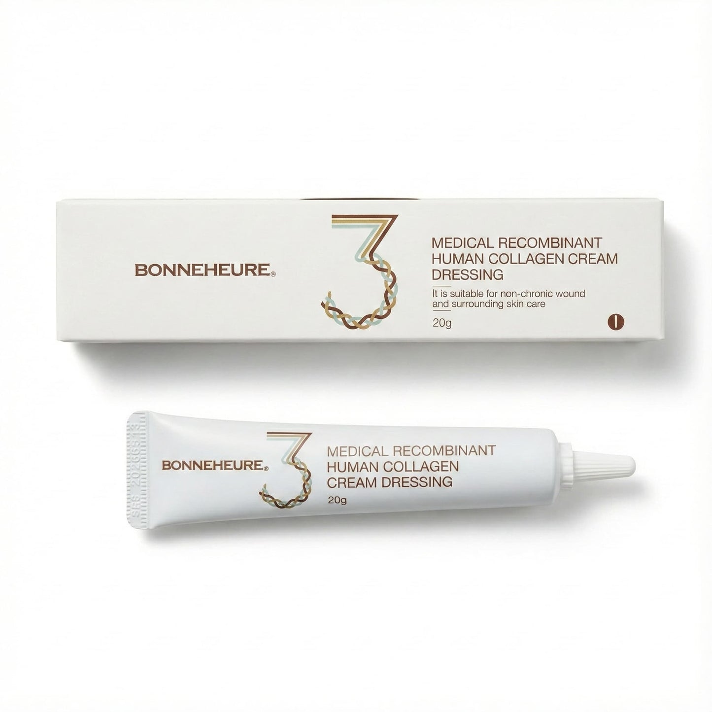 Medicininis rekombinantinio žmogaus kolageno kremas