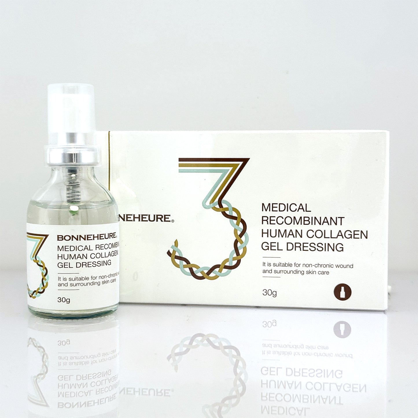 Medicininis rekombinantinio žmogaus kolageno gelis