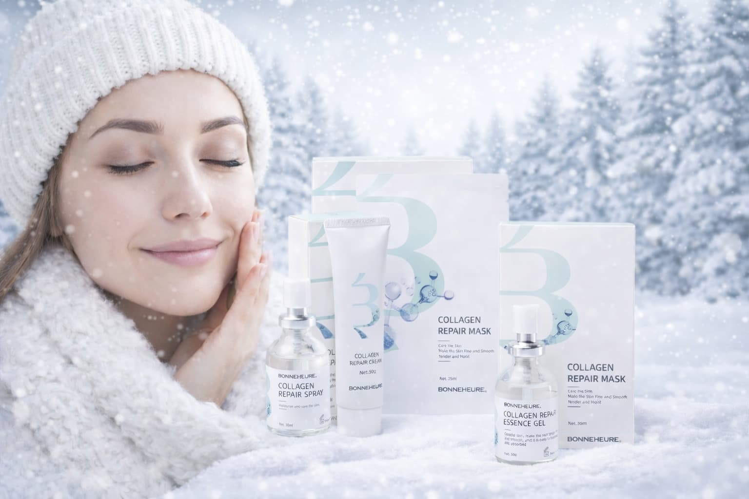 Rekombinantinio kolageno kosmetika žiemai: visapusiška odos apsauga ir atkūrimas