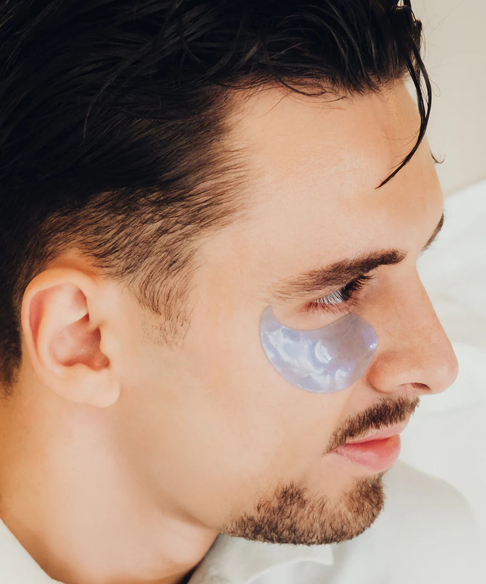 Luna Microcare Luminance hidrogelio paakių kaukė. Vyro veide