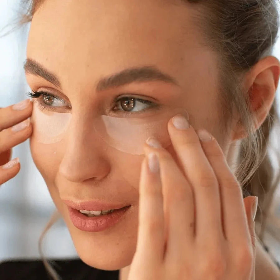 Luna Microcare Eternal ir Revive pleistrų rinkinys kovojantis su veido odos senėjimu. kaip naudoti.