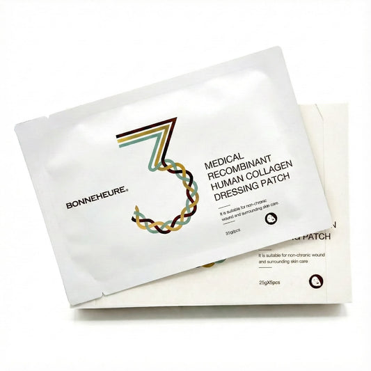 Medicininė rekombinantinio žmogaus kolageno kaukė