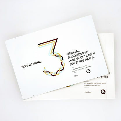 Medicininė rekombinantinio žmogaus kolageno kaukė Išpakuota