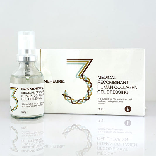 Medicininis rekombinantinio žmogaus kolageno gelis