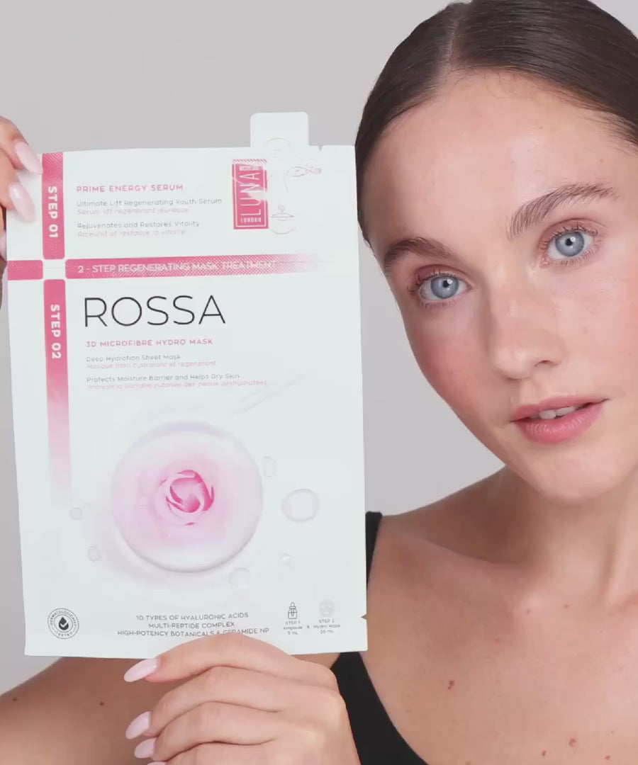 Luna Microcare Rossa drėkinanti veido kaukė ritualas