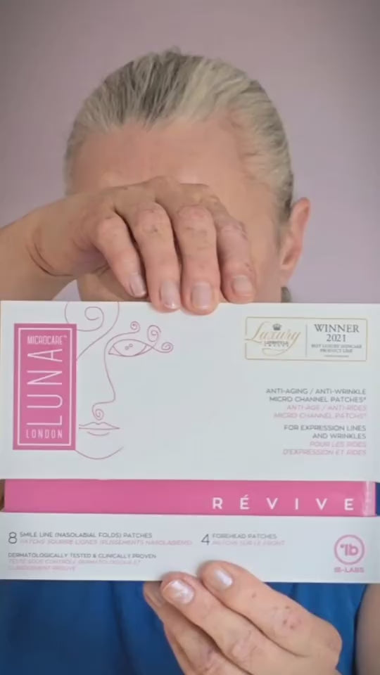 LUNA MICROCARE Mikroadatiniai naktiniai mimikos raukšlių pleistrai Revive. Kaip naudoti. Efektas. Vaizdo įrašas 4