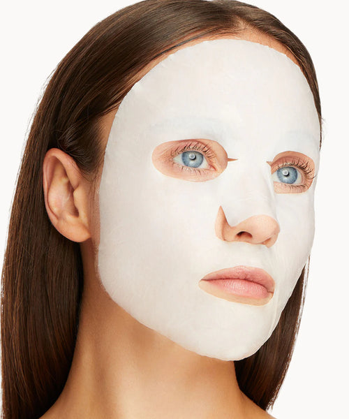 2 žingsnių gilaus drėkinimo lakštinė kaukė su serumu ROSSA